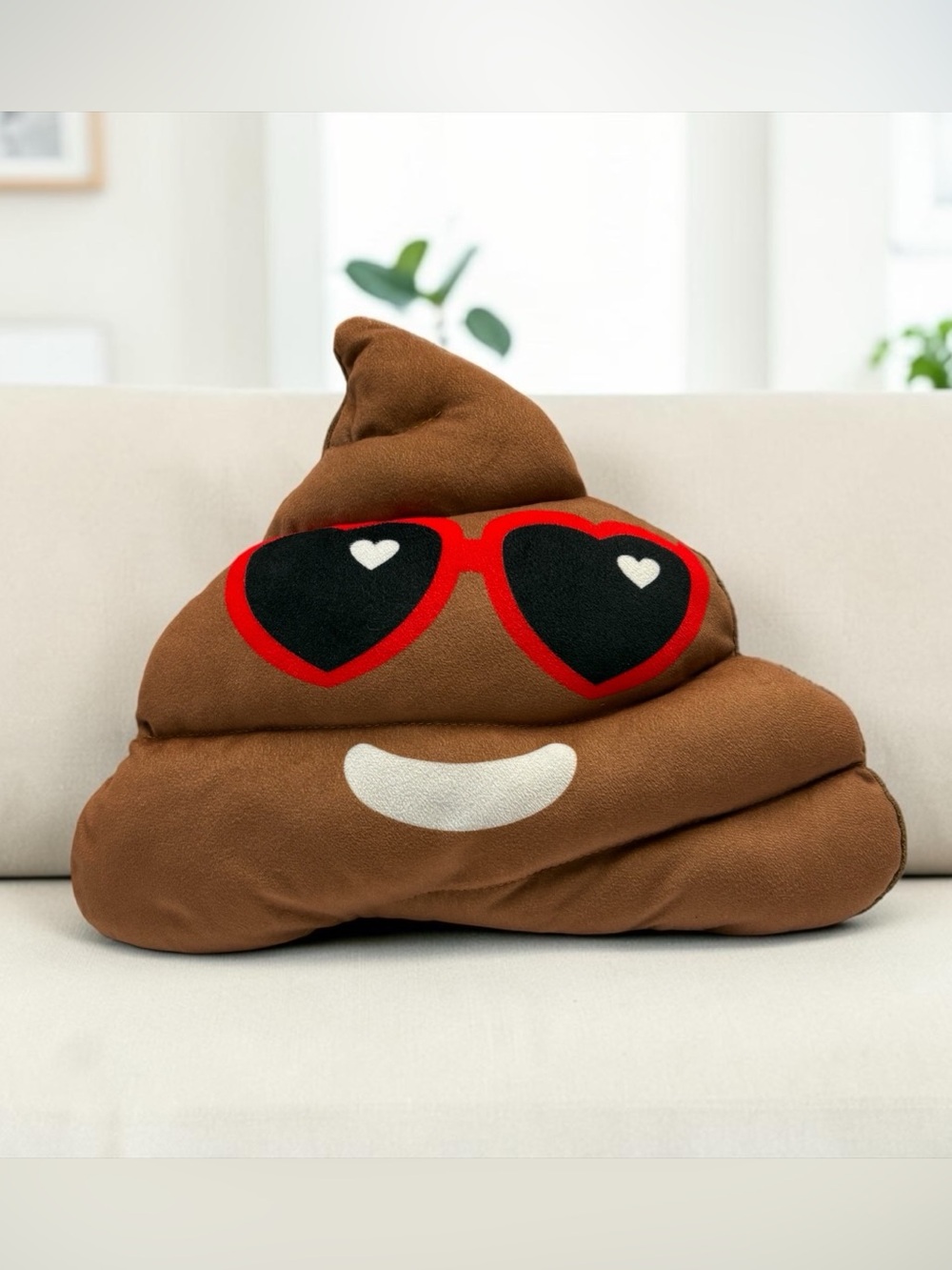 Emoji Plush Poo Text Symbol,
Get a laugh on a bad day! Brown
